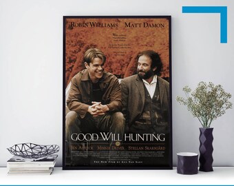 GOOD WILL HUNTING ROBIN WILLIAMS MOVIE POSTER FILM A4 A3 ART PRINT CINEMA