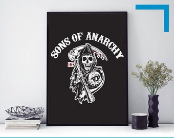 A4 A3 A2 A1 A0| Sons of Anarchy American Drama Series Poster Print T600