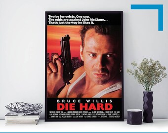 Die Hard Film Poster Etsy Vind fantastische aanbiedingen voor poster die hard. die hard film poster etsy