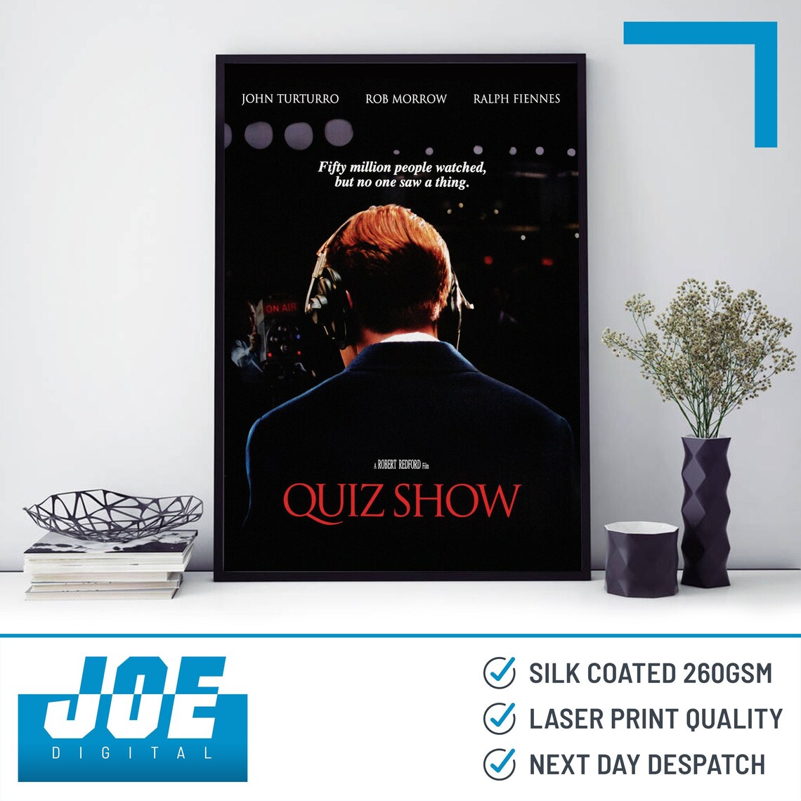 1994 Quiz Show Movie Film Poster Print A3 A4 A5 Home Etsy