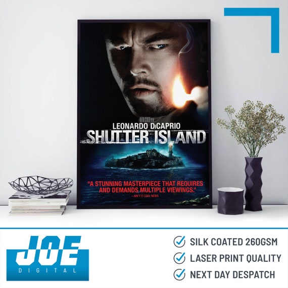 2010 Shutter Island Movie Film Poster Print A3 A4 A5 Home Etsy