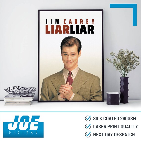 1997 Liar Liar Movie Film Poster Print A3 A5 Home Etsy 1997 Liar Liar Movie Film Poster Print A3 A5 Home Etsy