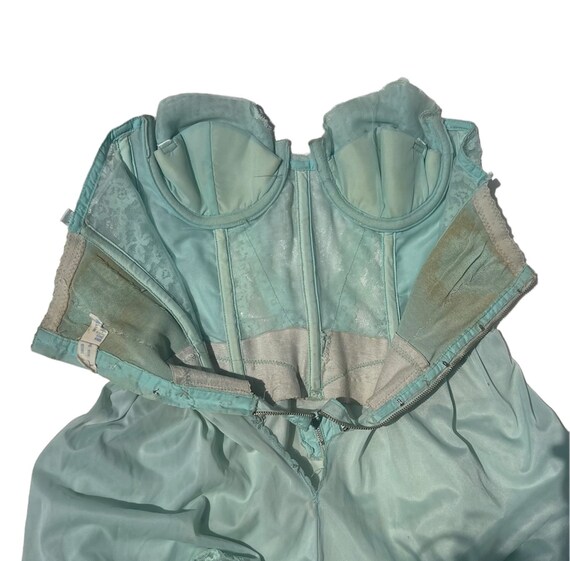 Gossard Vintage corset with corset skirt 1940s 19… - image 6