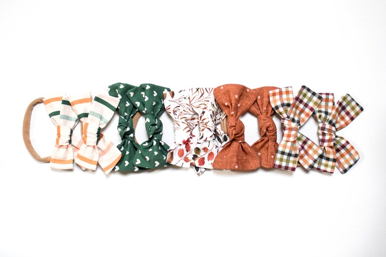 Rust Polka Dots Bow