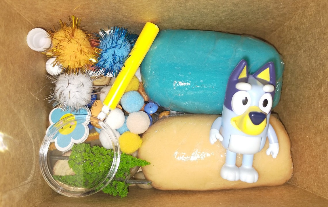 Bluey Play Dough Sensory Kit Etsy Israel