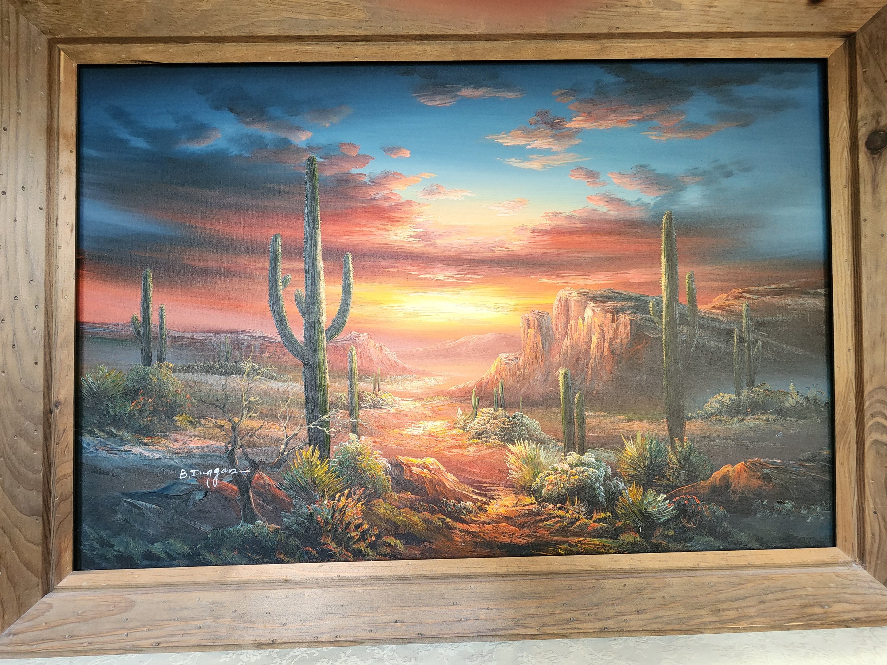 B Duggan Original Southwestern Painting - Etsy
