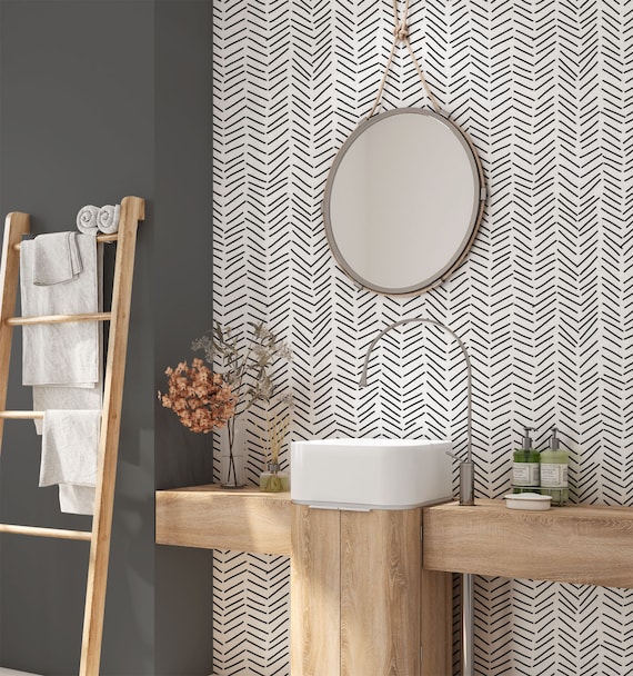 Modern Peel and Stick Removable Wallpaper