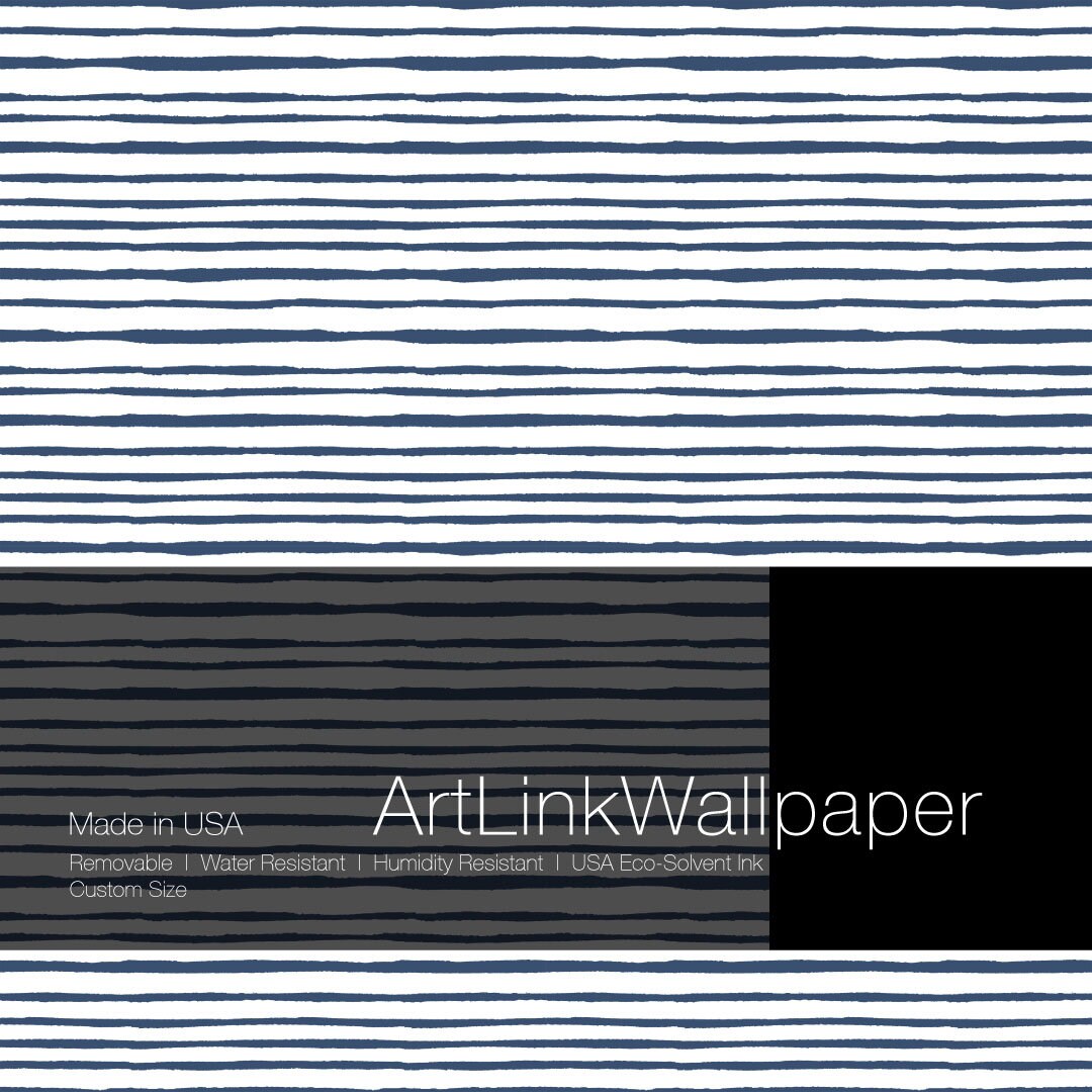 Minimalist Removable Wallpaper. Stripe Wallpaper. Modern | Etsy