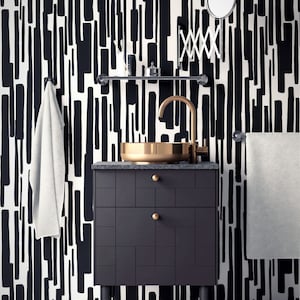 Minimalist Removable Wallpaper. Abstract Wallpaper. Modern Wallpaper. Peel and stick Wallpaper. Self-adhesive Wallpaper. 259