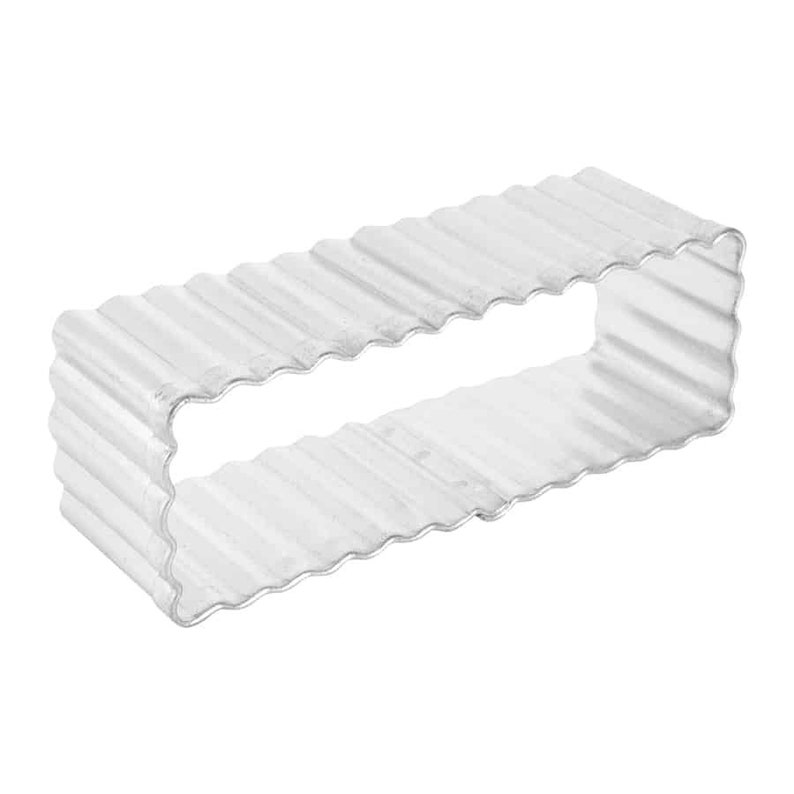 3 Shortbread Cookie Cutter Fluted Rectangle Tea Party Etsy