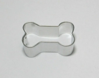 1.75" Mini Dog Bone Shape Cookie Cutter Pet Puppy Biscuit Treat Animal Shelter Fundraiser Party