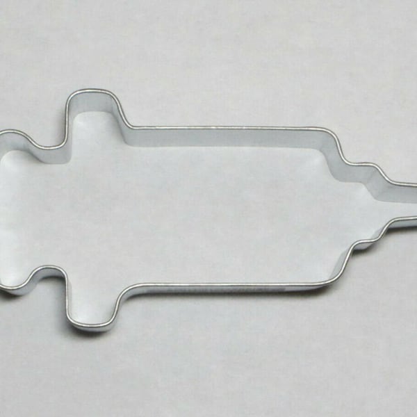 4 3/8" Syringe Needle Cookie Cutter Doctor Nurse Medical Hospital Shot Vaccine