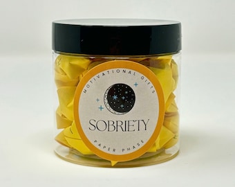 Barattolo regalo per la sobrietà: citazioni AA NA per la motivazione e il recupero