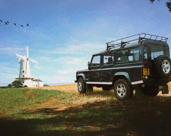Land Rover Defender digital art as a digital download