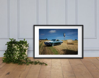 Chevy Camaro Z28 Framed Print. Designed and created in the UK for car lovers everywhere.