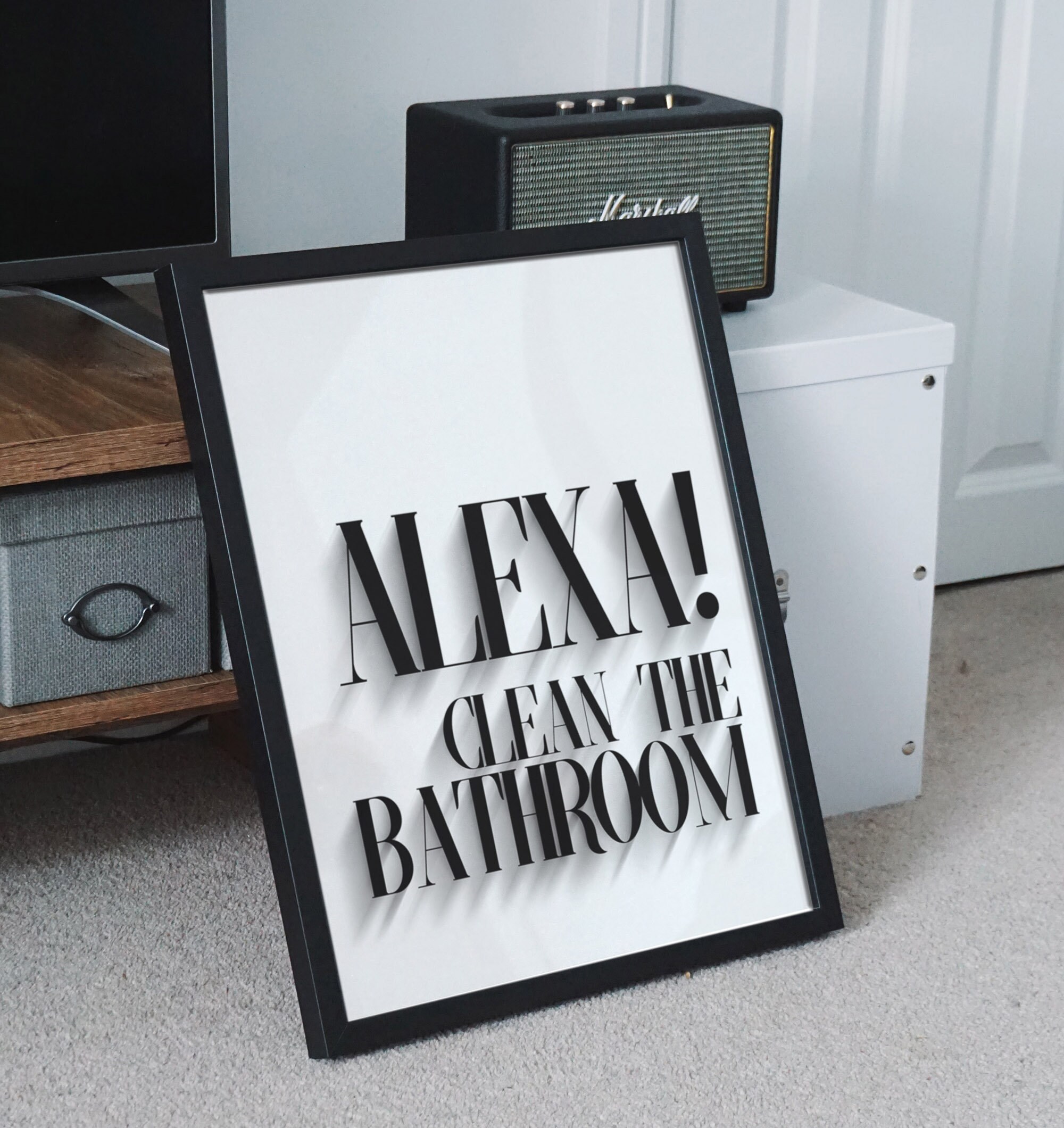 Alexa Clean the Bathroom Digital Download. Etsy Canada