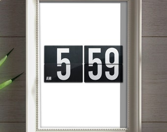 Groundhog Day Clock Digital Download