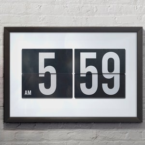 Groundhog Day Alarm Clock 12x18in Framed Art, Designed by me.