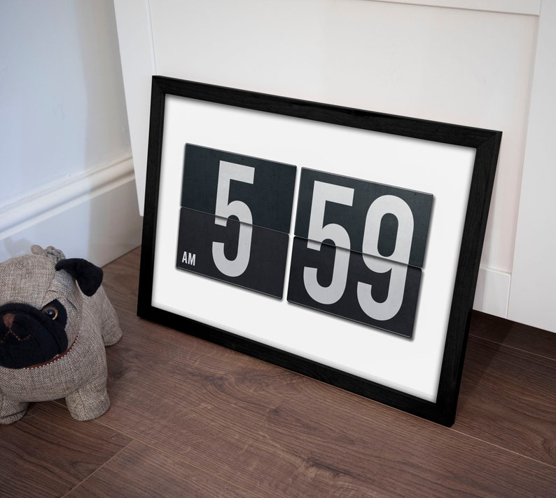 Groundhog Day Alarm Clock 12x18in Framed Art, Designed by me. image 4
