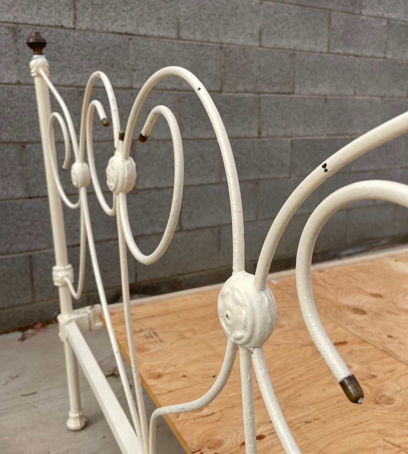 RARE Antique Wrought Iron Bed Full Standard Late 1800s to Etsy