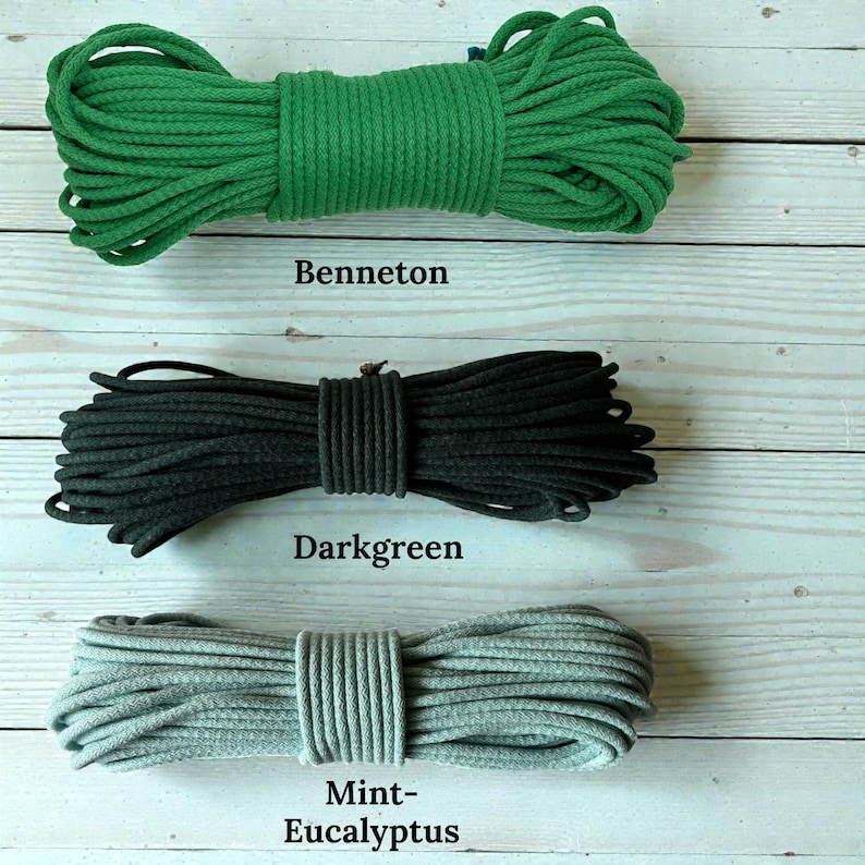Coiling Basket Rope 6–7mm – Firm Core for Sewing Machine – Structured Cotton Cord – Cafuné image 12