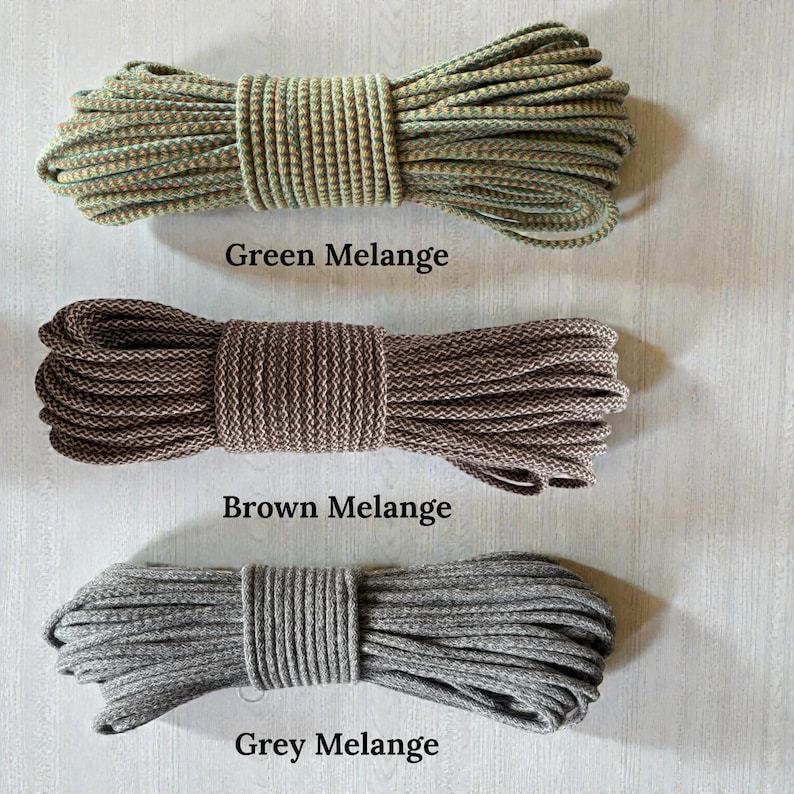 Coiling Basket Rope 6–7mm – Firm Core for Sewing Machine – Structured Cotton Cord – Cafuné image 4