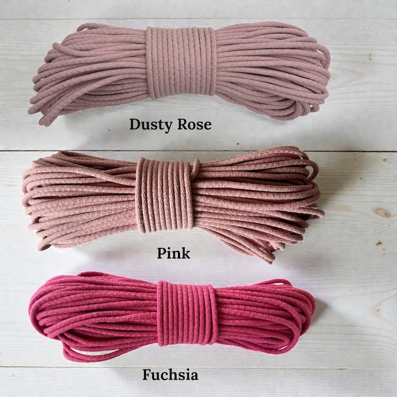 Coiling Basket Rope 6–7mm – Firm Core for Sewing Machine – Structured Cotton Cord – Cafuné image 10