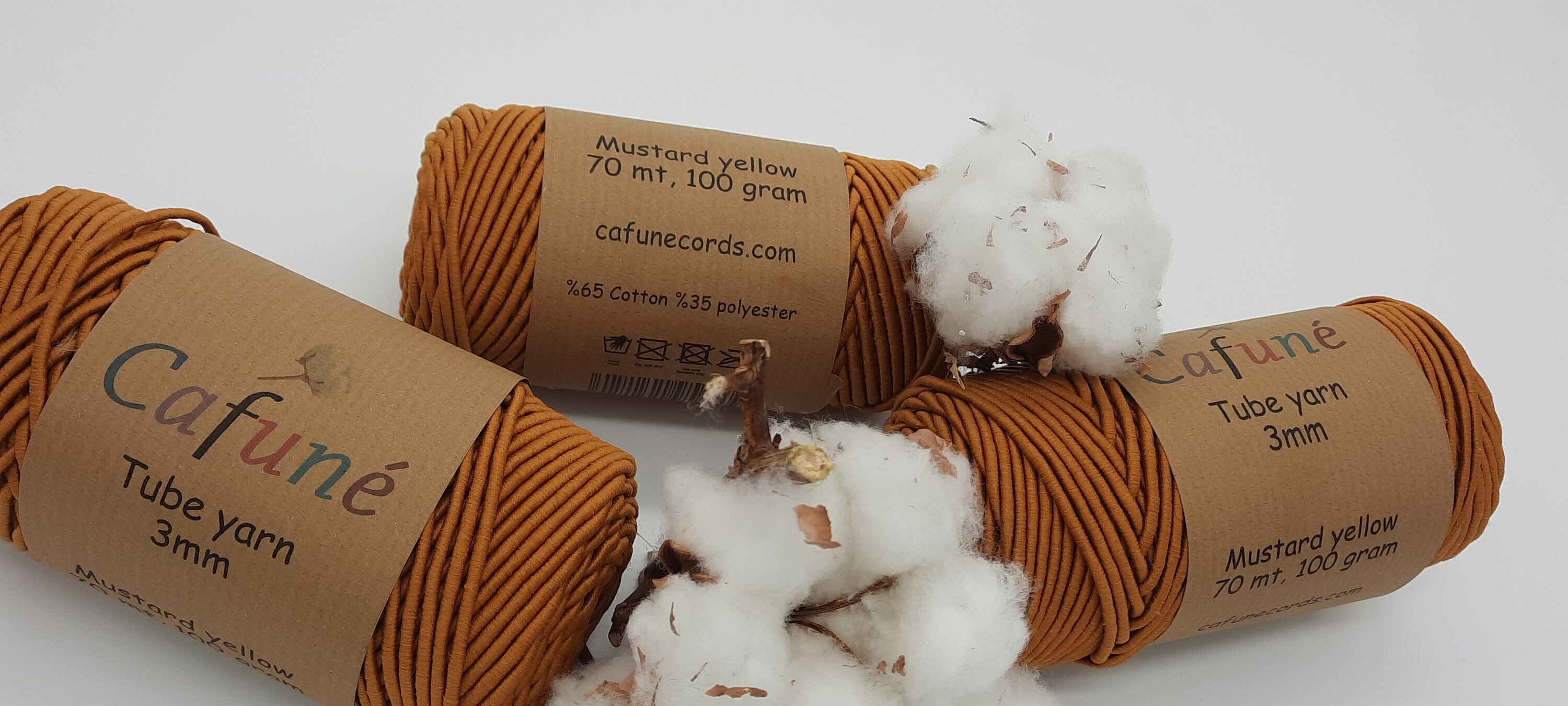 Tube yarn 3 mm per 2 Etsy