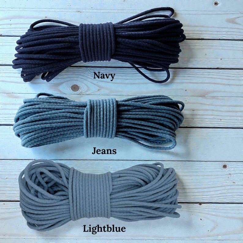 Coiling Basket Rope 6–7mm – Firm Core for Sewing Machine – Structured Cotton Cord – Cafuné image 11
