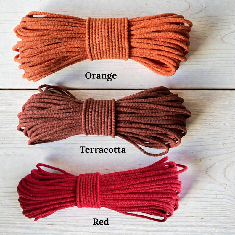 Coiling Basket Rope 6–7mm – Firm Core for Sewing Machine – Structured Cotton Cord – Cafuné image 7