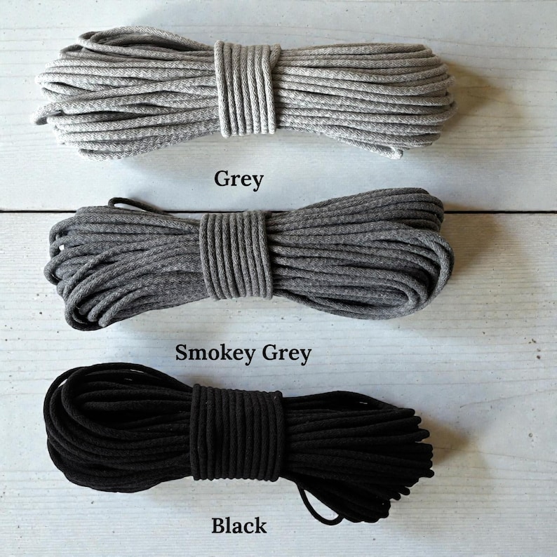 Coiling Basket Rope 6–7mm – Firm Core for Sewing Machine – Structured Cotton Cord – Cafuné image 6