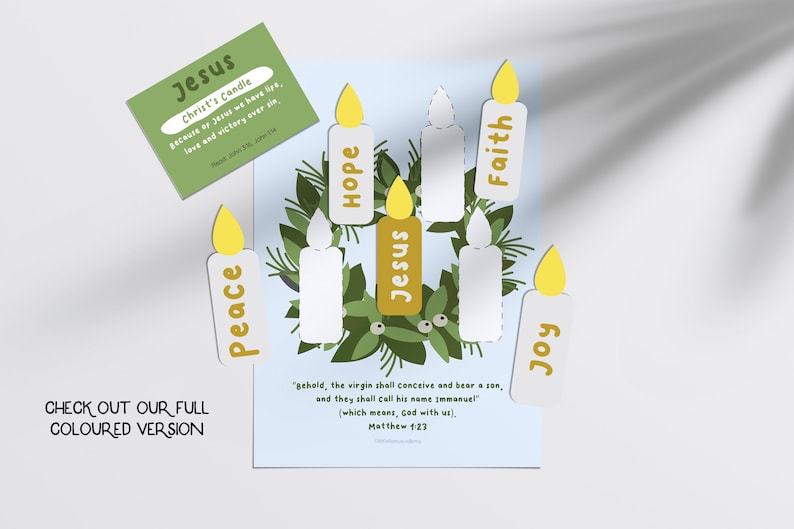 Advent Wreath, Advent Coloring Page, Christmas Wreath, Advent Candles