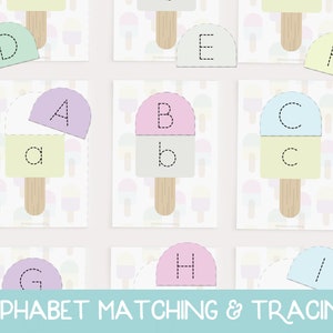 Alphabet Matching Cards, Letter Match Printable, Uppercase Lowercase Matching, Alphabet Matching Toddler, Preschool Phonics Cards