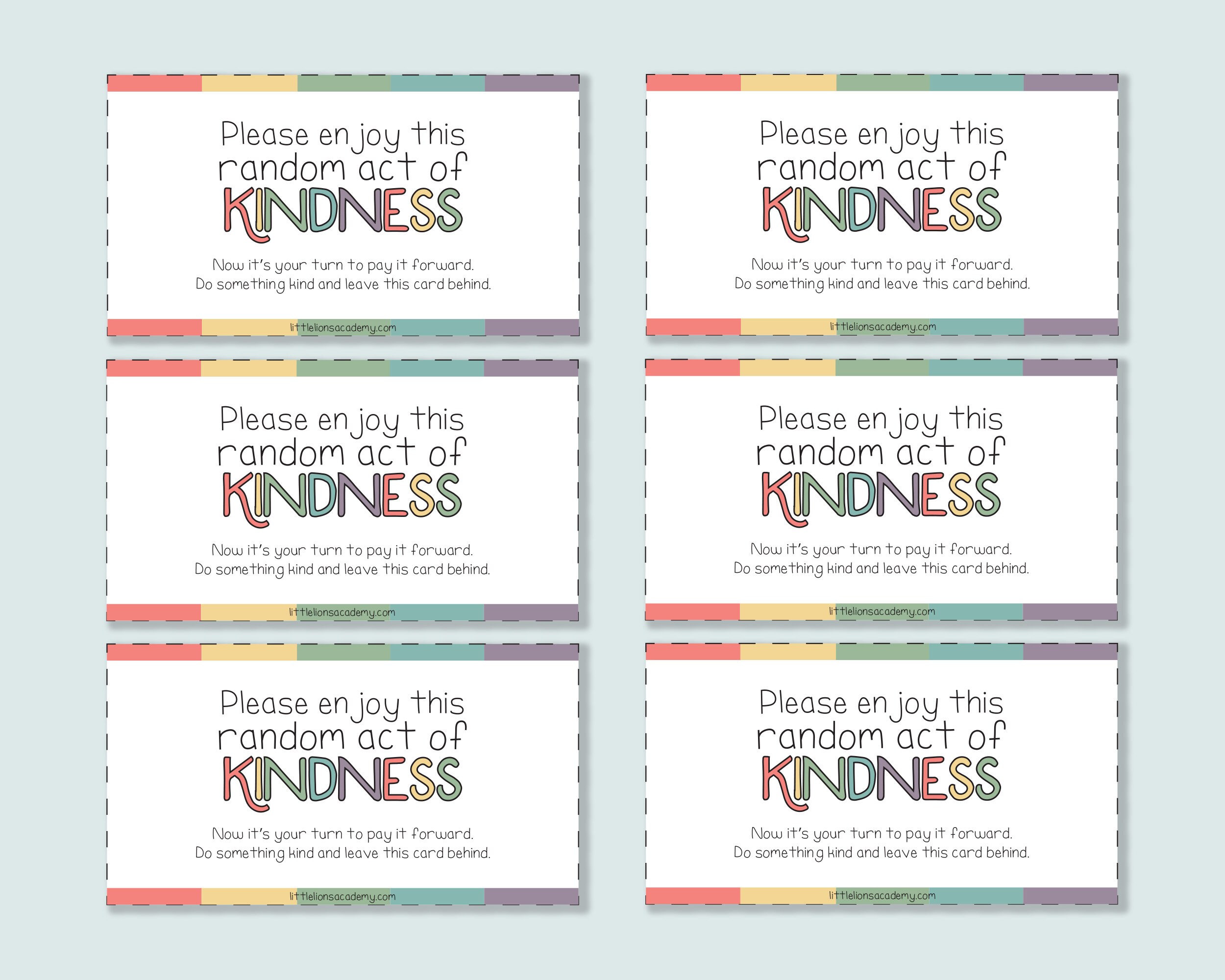 Random Acts of Kindness, Preschool Calendar, Kindness Printables, Treat ...