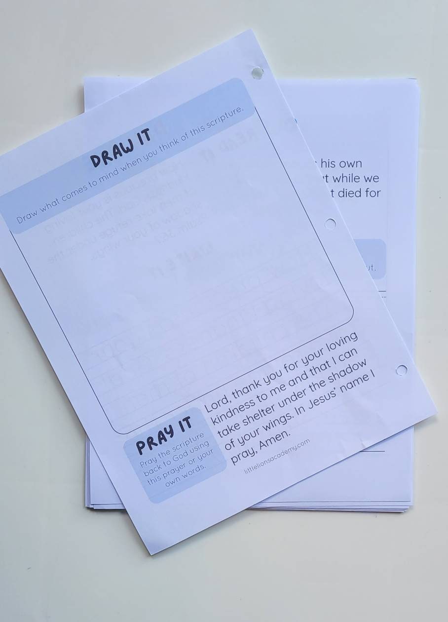 Bible Journaling for Kids, Bible Journaling Printable, Bible Quiet Book ...