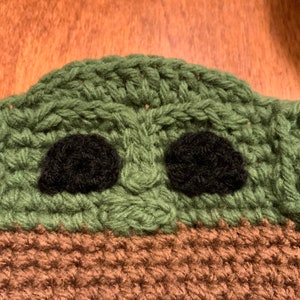 Green alien baby coffee cup cozy cozie OOAK image 4