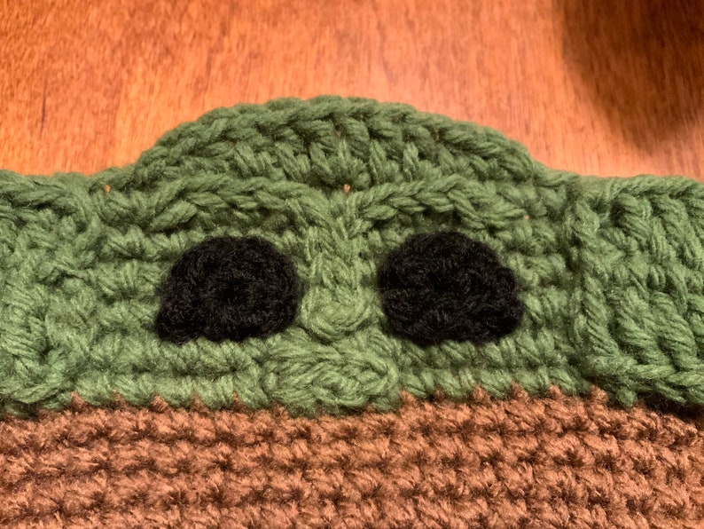 Green alien baby coffee cup cozy cozie OOAK image 4