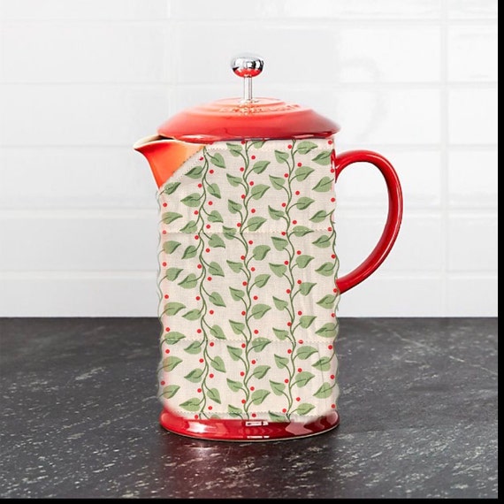 Coffee Cozy Sleeve for Le Creuset Stoneware French Press 