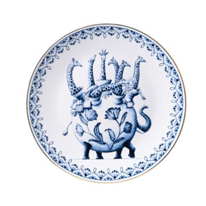 Wall Plate Redmer Hoekstra - Giraffe - 31 cm