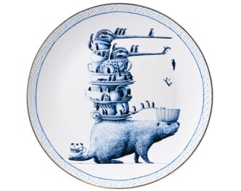 Wall Plate Redmer Hoekstra - Beaver - 31 cm