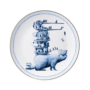 Wall Plate Redmer Hoekstra - Beaver - 31 cm