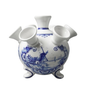 Tulip Vase on Legs - Windmill - Ceramic - 17 cm