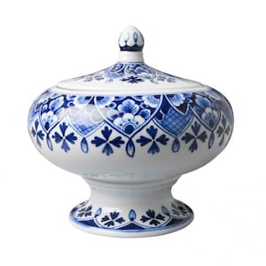 Bonbonniere - Blume - Handbemalt - 17 cm
