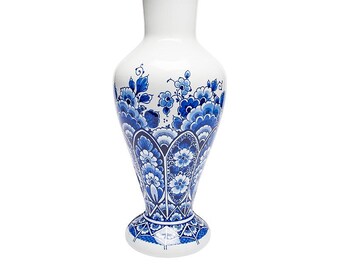 Hand-painted Vase Floral Motif