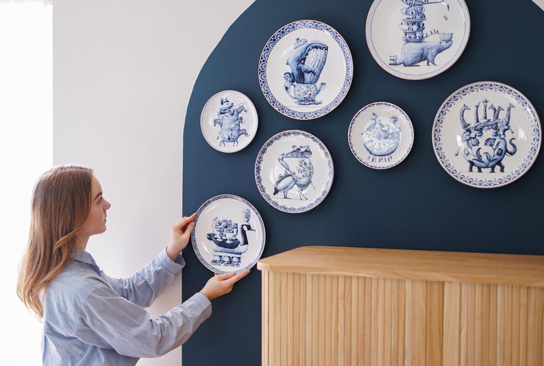 Wall Plate Redmer Hoekstra - Duck - 26 cm image 5