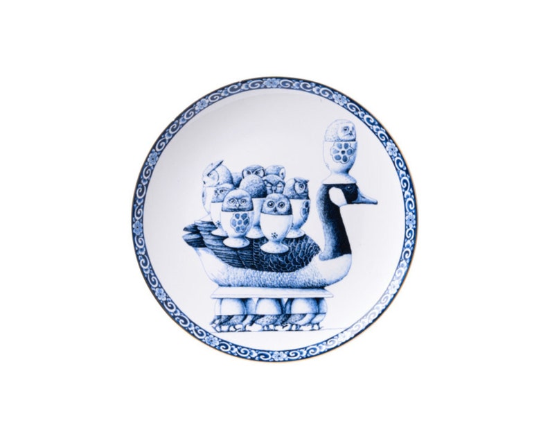 Wall Plate Redmer Hoekstra - Duck - 26 cm image 1