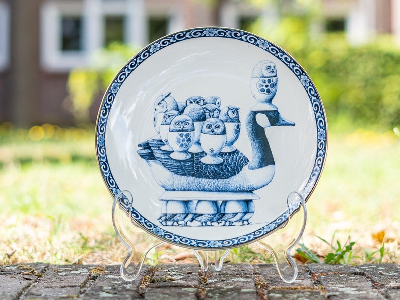 Wall Plate Redmer Hoekstra - Duck - 26 cm image 2