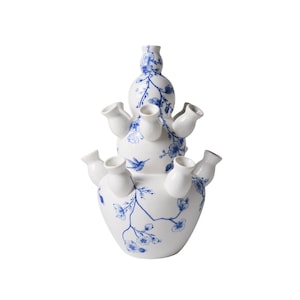Tulip vase - Triple Gourd - Orchid - 35 cm
