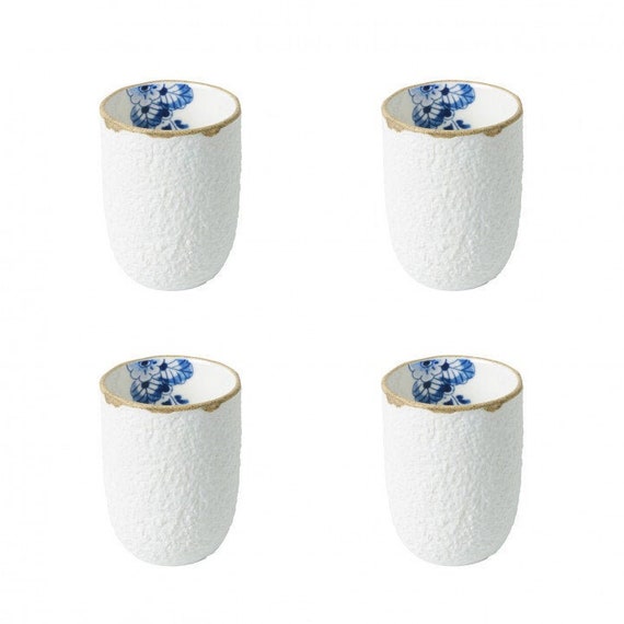 Set of 8 Espresso Cups of Delft Blue Porcelain Etsy