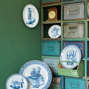 Wall Plate Redmer Hoekstra - Duck - 26 cm image 3